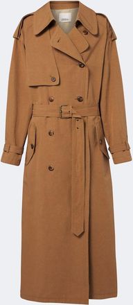 Isabel Marant Violette cotton and linen trench coat