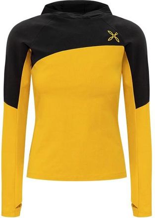 Montura Free Evo Hooded Maglia Funktionsshirt f&uuml;r Damen | gelb