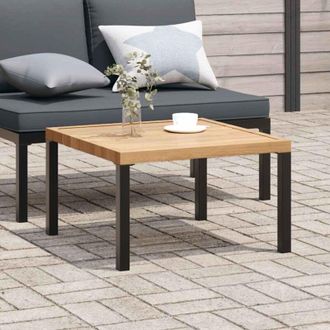 vidaXL Tavolino da Salotto da Giardino 65x65x40 cm in Alluminio - Vidaxl