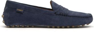 Tod's Gommino Camoscio - Dames - Loafers - Blauw - 41 EU - Schoenen