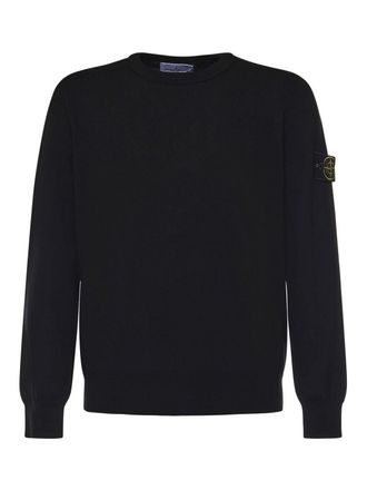 Stone Island Cotton Sweater With Logo