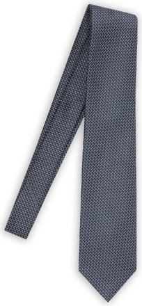 Tom Ford Patroon Das - Heren - Stropdassen - Blauw - ONE Size - Accessoires