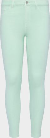 L'agence Margot High-Rise Coated Skinny Jeans