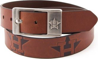 Eagles Wings Mens Houston Astros Brandish Belt in Brown at Nordstrom, Size 32