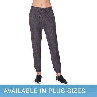 Skechers Womens Brushed Jogger In Black