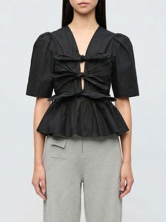 Ganni Top GANNI Woman color Black