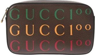 Gucci Pre-owned Belt Bags, female, Brown, Size: ONE SIZE Pre-owned Belt Bag