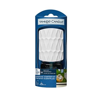 Yankee Candle Company Diffusore ambienti elettrico bianco con fragranza Clean Cotton Yankee Candle
