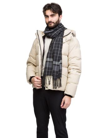 Momo Design Plaid Woven Scarf - Black
