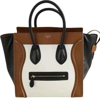 Celine Pre-owned Tote Bags, female, Multicolor, Size: ONE SIZE Pre-owned Cabas Luggage Tote