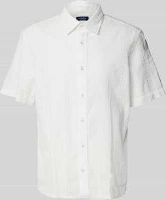 Mc Neal Freizeithemd mit Knopfleiste in Offwhite, Größe XXXL