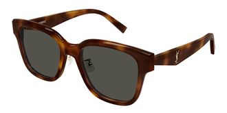 Saint Laurent SL M173/K Asian Fit 003 Womens Sunglasses Tortoiseshell Size 56 - Free RX Lenses - Free RX Lenses