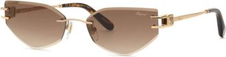 Chopard Schm 60S 300K Zonnebril - Dames - Zonnebrillen - Bruin - 59 MM - Accessoires