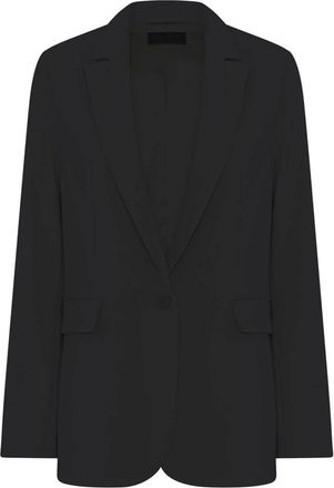 C.Ro Klassieke Zwarte Blazer met Zakken - Dames - Blazers - Zwart - XS - Jassen