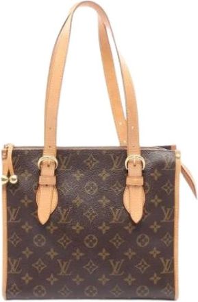 Louis Vuitton Pre-owned Shoulder Bags, female, Brown, Size: ONE SIZE Pre-owned Monogram Popincourt Shoulder Bag