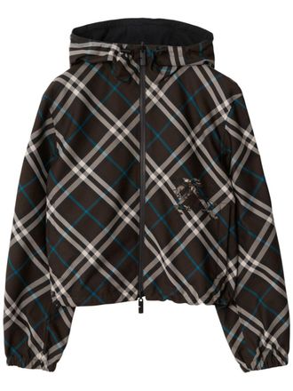Burberry Geruit jack - Zwart