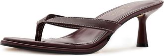 Marc Fisher Antonia Womens Dress Sandals Dark Red Leather : 6.5 M