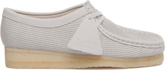 Clarks Laced Shoes, female, Beige, 8 UK, Wallabee Lace-Up Shoes