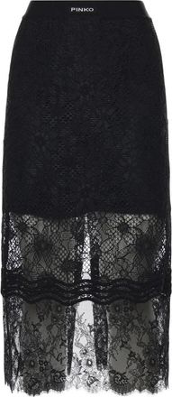 Pinko Midi Rokken - Dames - Midirokken - Zwart - XS - Rokken