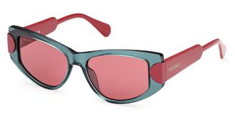 Max & Co. MO0107 93S Womens Sunglasses Green Size 53