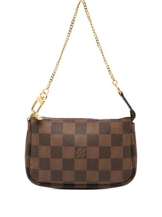 Louis Vuitton 2012 Damier Ebene Mini Pochette Accessoires handbag - Brown