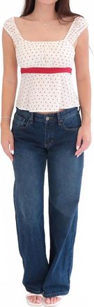 Le Lis Blanc Deux Gabriella Tie Top In White