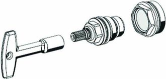 Schell Cabezal Sanitario Con Llave - Schell