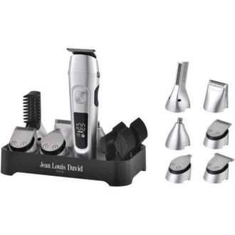 Jean Louis David Tagliacapelli 6 in 1 Jean Louis David JLD Ultimate Trimmer argento nero autonomia 120 min