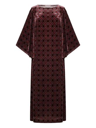 Pierre-Louis Mascia geometric-pattern maxi dress - women - Fabric - M - Red