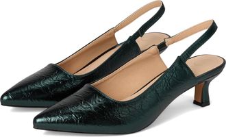 Journee Collection Womens Paulina Slingback Pumps, Pine, 10 UK