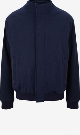 Maurizio Baldassari Kurze Strickjacke mit Stehkragen