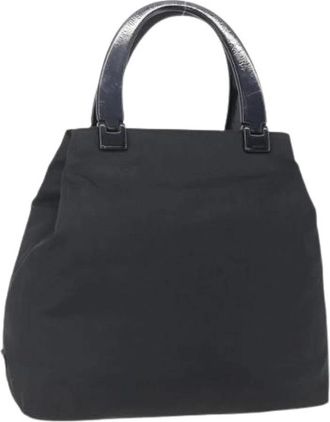 Prada Pre-owned Handbags, female, Black, Size: ONE SIZE Pre-owned Vintage Nylon Handbag
