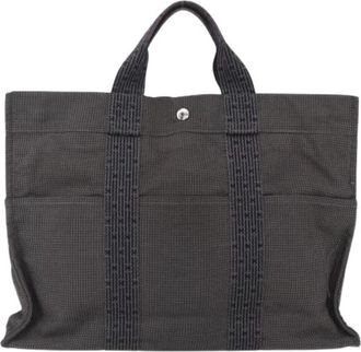 Herm&egrave;s Pre-owned Fourre-tout Herline - Dames - Vintage Shopper - Grijs - ONE Size - Vintage