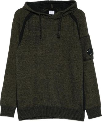 C.P. Company Maglione con cappuccio - Verde