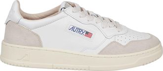Autry Medalist Low Leather Suede Low-Top Sneakers