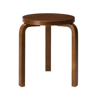 Artek 60 Hocker, Nussbaum gebeizt