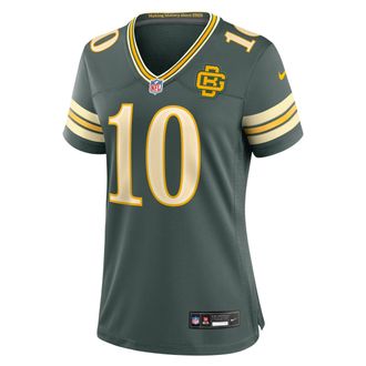 Nike Jordan Love Green Bay Packers Rivalries Collection Nike Womens NFL Game Jersey in Green | 67NW0JFI7T-L8Z