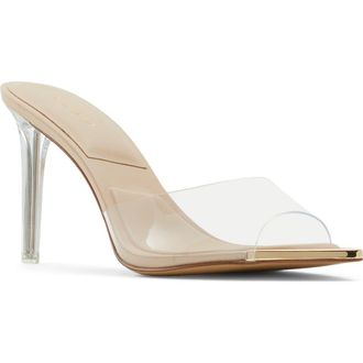 Aldo Annabrilden Pointed Toe Sandal in Bone at Nordstrom, Size 6.5