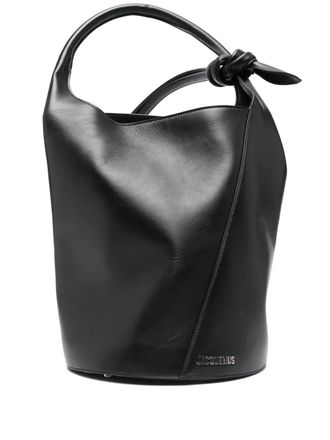 Jacquemus Le Petit Tourni Box tote bag - Black