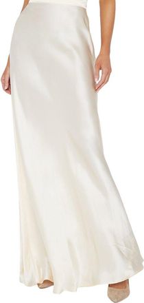 L'agence Lagence Ryker Waistband Silk Bias Skirt