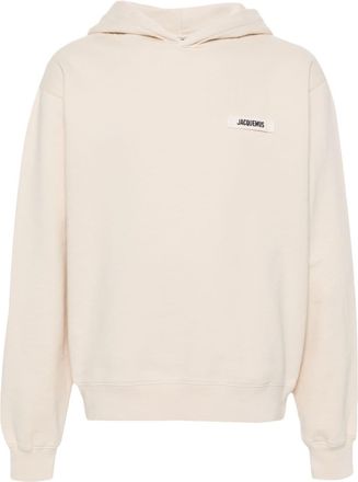 Jacquemus Le Hoodie Gros Grain top - men - Cotton - L - Neutrals