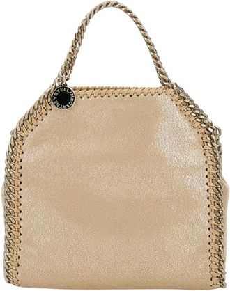 Stella McCartney Falabella Mini - Dames - Handtassen - Geel - ONE Size - Katoen - Tassen