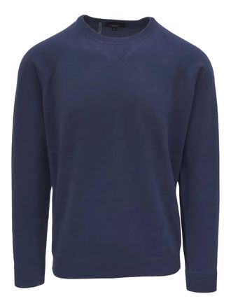 Kinross Cashmere crew-neck long-sleeves sweater - Blue