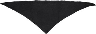Uma Wang Black Alpaca-Blend Triangular Scarf