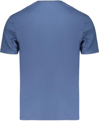 Calvin Klein Logo-Embossed Cotton T-Shirt - Blue