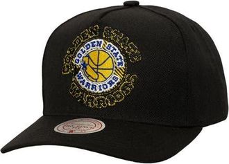 Mitchell & Ness Mens Mitchell & Ness Black Golden State Warriors Tilted Pro Pinch Adjustable Hat at Nordstrom
