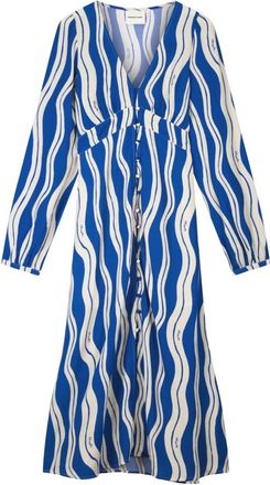 Fab By Fabienne Chapot Ana Dress - Dames - Casual kleedjes - Blauw - M - Kleedjes