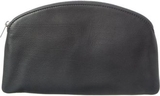 The Row Leather Clutch