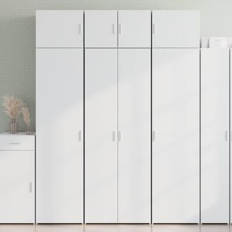 Berkfield Home Highboard White 70x42.5x185 cm Engineered Wood