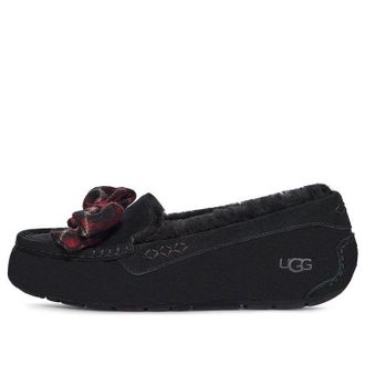 UGG (WMNS) UGG Ansley Plaid Bow Black 1127850-BLK